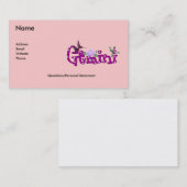 ジェミニ花 名刺 (正面/裏面)