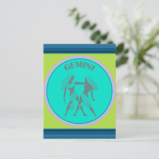 ジェミニ葉書 ポストカード (スタンド正面)