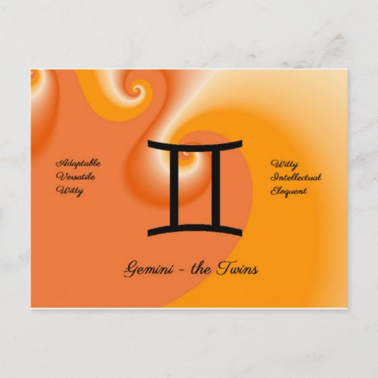ジェミニ葉書 ポストカード (正面)