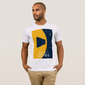 ジェミニ計画宇宙アートイラスト Tシャツ (正面フル)