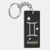 ジェミニ記号 キーホルダー (正面左)