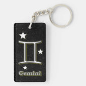 ジェミニ記号 キーホルダー (裏面)