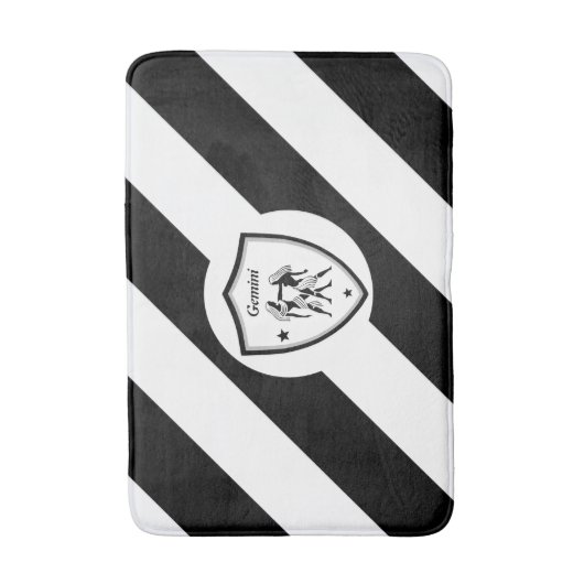 ジェミニ記号 バスマット (正面縦)