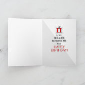 ジェミニ誕生日が彼のために5月21日から6月21日 カード (内部)