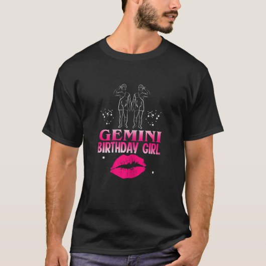 ジェミニ誕生日ガール1 Tシャツ (正面)