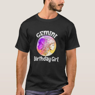 ジェミニ誕生日ガール Tシャツ
