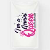 ジェミニ誕生日クイーンアストロロジー〔占星術の〕十二宮図サインソウル 横断幕 (縦)