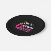 ジェミニ誕生日クイーンアストロロジー〔占星術の〕十二宮図5月 ペーパープレート (アングル)