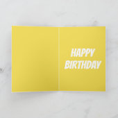 ジェミニ誕生日 カード (内部)