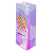 ジェミニ誕生日 – ワイン抱き枕 ワインギフトバッグ (正面アングル)