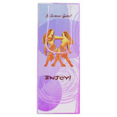 ジェミニ誕生日 – ワイン抱き枕 ワインギフトバッグ (正面)