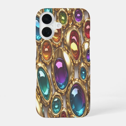 ジェミニ金ゴールド- iPhone 16ケース (裏面)