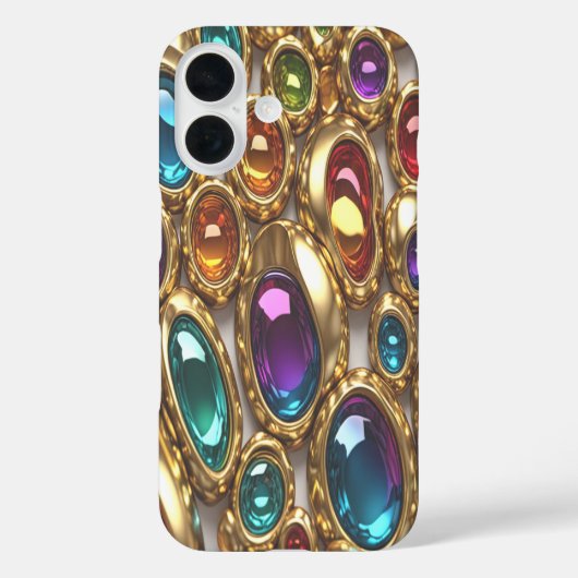 ジェミニ金ゴールド- iPhone 16ケース Case-Mate iPhoneケース (裏面)