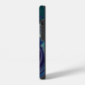 ジェミニ電話ケース、青 iPhoneケース (左側面)