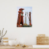 ジェミニ10用の発射台の上のアジェナ目標車両 ポスター (キッチン)