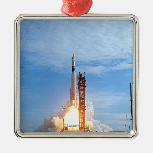 ジェミニ11のための地図書のAgenaターゲット車の離昇 メタルオーナメント (正面)