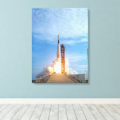 ジェミニ11のアトラス・アヘナ目標車両転倒 キャンバスプリント (インサイチュ (ウッドフロア))