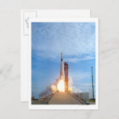 ジェミニ11のアトラス・アヘナ目標車両転倒 ポストカード (正面/裏面)