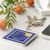 ジェミニ5月21日～6月21日シュリュッセランハンガー キーホルダー (側面)