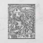 ジェミニ6月のヒツジのせん断 ポストカード (正面)