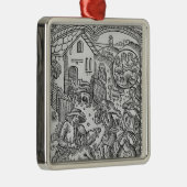 ジェミニ6月のヒツジのせん断 メタルオーナメント (右)