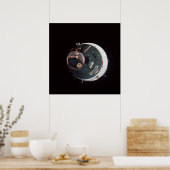 ジェミニ6Aから見たジェミニ7宇宙船 ポスター (キッチン)