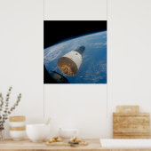 ジェミニ6Aから見たジェミニ7宇宙船 ポスター (キッチン)