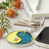 ジェミニ&ウォータータイガー キーホルダー (正面右)