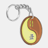 ジェミニ&ウッドオックス キーホルダー (正面左)