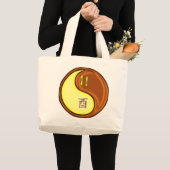 ジェミニ&ウッドルースター ラージトートバッグ (正面(商品))