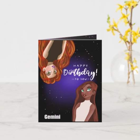 ジェミニ カード (黄色い花)