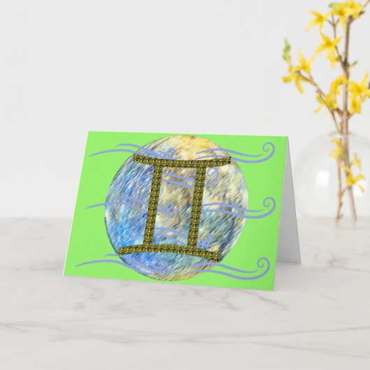 ジェミニ カード (黄色い花)