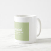 ジェミニ コーヒーマグカップ (正面右)