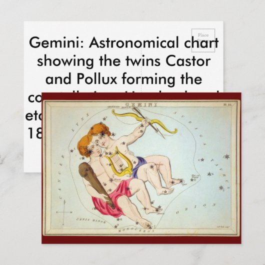 ジェミニ ポストカード (正面/裏面)