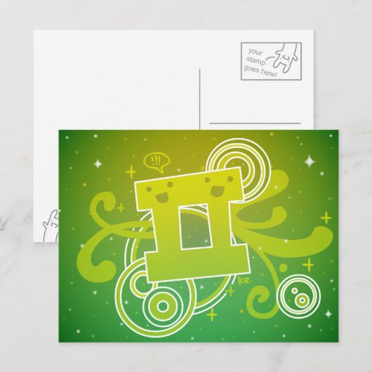 ジェミニ ポストカード (正面/裏面)