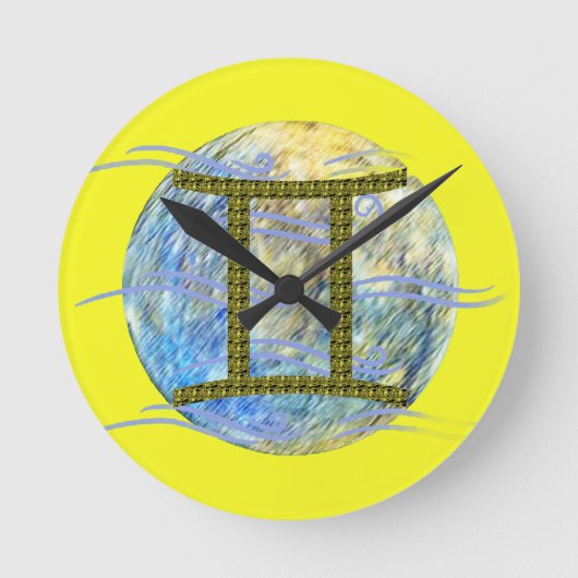 ジェミニ ラウンド壁時計 (正面)