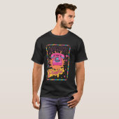 ジェミニ レトロ 遊び心 ボホ風 スマホ 十二宮のサイン アート Tシャツ (正面フル)