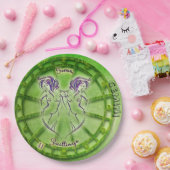 ジェミニ(占星術の)十二宮図の占星術のデザイン ペーパープレート (パーティー)