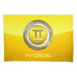 ジェミニ(占星術の)十二宮図の印 枕カバー