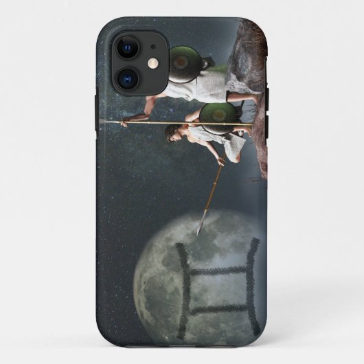 ジェミニ(占星術の)十二宮図の記号 Case-Mate iPhoneケース (裏面)