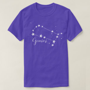 ジェミニ〔占星術の〕十二宮図コンステレーションTシャツ Tシャツ