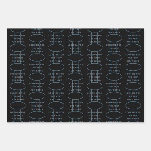 ジェミニ〔占星術の〕十二宮図サインおもしろい引用文ブルー誕生日 ラッピングペーパーシート (正面3)