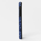 ジェミニ〔占星術の〕十二宮図サインオンネイビーブルーデジタル迷彩柄 Case-Mate iPhoneケース (裏面/左)