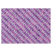 ジェミニ〔占星術の〕十二宮図サインオンピンクデジタル迷彩柄 テーブルクロス (正面(横))