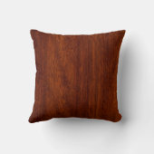 ジェミニ〔占星術の〕十二宮図サインオンマホガニーウッドスタイル クッション (裏面)