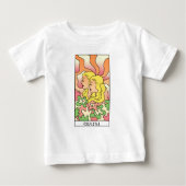 ジェミニ〔占星術の〕十二宮図サイン抽象芸術アートヴィンテージ ベビーTシャツ (正面)