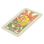 ジェミニ〔占星術の〕十二宮図サイン抽象芸術アートヴィンテージ マグネット (左側)