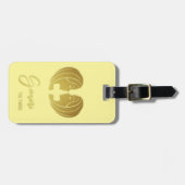 ジェミニ〔占星術の〕十二宮図サイン荷物タグ ラゲッジタグ (正面横)