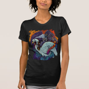 ジェミニ〔占星術の〕十二宮図シャツ Tシャツ