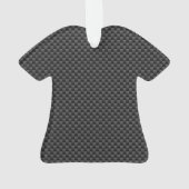 ジェミニ〔占星術の〕十二宮図シンボルチャコールカーボンファイバープリント オーナメント (裏面)